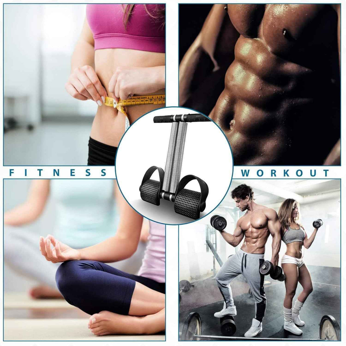 Full Body Exercise Double Tummy Trimmer